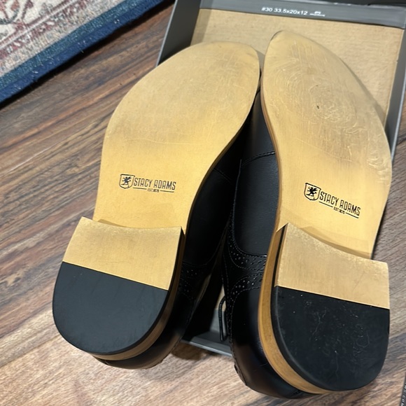 Stacy Adams Cap Toe Derby Dress Formal Shoes - Picture 4 of 4